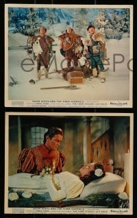 3d162 SNOW WHITE & THE THREE STOOGES 8 color English FOH LCs 1961 Moe, Larry & Joe with Carol Heiss!