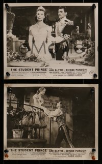 3d230 STUDENT PRINCE 8 English FOH LCs 1954 pretty Ann Blyth, Edmund Purdom, romantic musical!