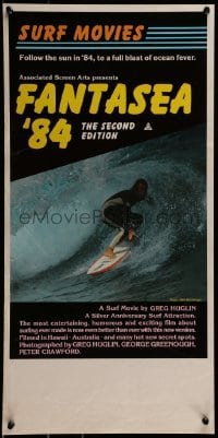 3f015 FANTASEA '84 Aust daybill 1984 great close up surfing photo, a blast of ocean fever!