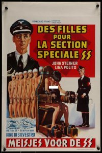 3f408 DEPORTED WOMEN OF THE SS SPECIAL SECTION Belgian 1976 art of Nazi torturing naked women!