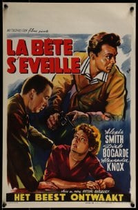 3f460 SLEEPING TIGER Belgian 1955 Joseph Losey, sexy Alexis Smith is a saint turned sinner!