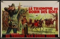 3f473 TRIUMPH OF ROBIN HOOD Belgian 1964 Don Burnett, Gia Scala, directed by Umberto Lenzi!