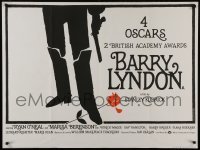 3f178 BARRY LYNDON awards British quad 1975 Stanley Kubrick, O'Neal, great art by Joineau Bourduge!
