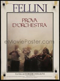 3f162 ORCHESTRA REHEARSAL French 16x21 1979 Federico Fellini's Prova d'orchestra, different!