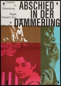 3f704 AUTUMN AFTERNOON German 1962 Yasujiro Ozu's Sanma No Aji, Chishu Ryu, Bolile Bannegart art!