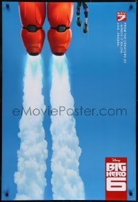 3g160 BIG HERO 6 advance DS 1sh 2014 Walt Disney CGI superhero action flying through blue sky!