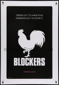 3g177 BLOCKERS teaser DS 1sh 2018 teens are out to have fun and parents are out to stop it, rooster!