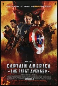 3g197 CAPTAIN AMERICA: THE FIRST AVENGER int'l advance DS 1sh 2011 Chris Evans, Jones, cast image!