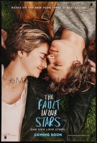 3g313 FAULT IN OUR STARS style A int'l teaser DS 1sh 2014 Shailene Woodley, Ansel Elgort, Laura Dern!