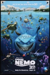 3g317 FINDING NEMO advance DS 1sh R2012 best Disney & Pixar animated fish movie!