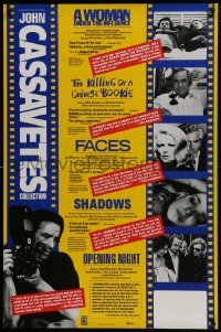 3g418 HOMMAGE A JOHN CASSAVETES 1sh 1991 Woman Under the Influence, Chinese Bookie, Faces