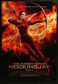 3g435 HUNGER GAMES: MOCKINGJAY - PART 2 IMAX advance DS 1sh 2015 Jennifer Lawrence & fiery phoenix!