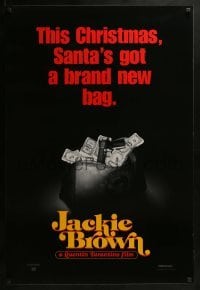 3g477 JACKIE BROWN teaser 1sh 1997 Quentin Tarantino, Santa's got a brand new bag!