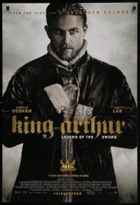 3g505 KING ARTHUR LEGEND OF THE SWORD advance DS 1sh 2017 Charlie Hunnam in the title role!