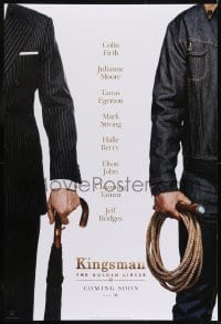 3g510 KINGSMAN: THE GOLDEN CIRCLE style A int'l teaser DS 1sh 2017 Colin Firth, Moore, Egerton!