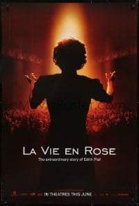 3g524 LA VIE EN ROSE teaser DS 1sh 2007 Marion Cotillard as most famous French singer Edith Piaf!