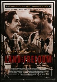 3g527 LAND & FREEDOM DS 1sh 1996 Spanish Civil War movie directed by Ken Loach!
