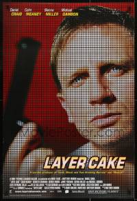 3g534 LAYER CAKE int'l DS 1sh 2005 Sienna Miller, Colm Meaney, cool image of Daniel Craig!