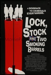 3g557 LOCK, STOCK & TWO SMOKING BARRELS DS 1sh 1998 Guy Ritchie English crime comedy, great art!