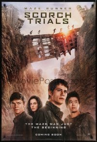 3g602 MAZE RUNNER: THE SCORCH TRIALS style J int'l teaser DS 1sh 2015 Dylan O'Brien, city in ruins!