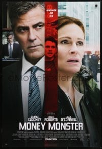 3g620 MONEY MONSTER int'l advance DS 1sh 2016 Clooney, Roberts, not every conspiracy is a theory!