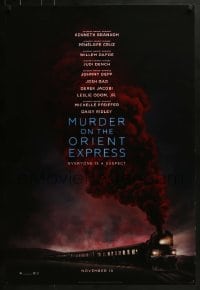 3g641 MURDER ON THE ORIENT EXPRESS style A teaser DS 1sh 2017 Branagh, huge cast, Agatha Christie!