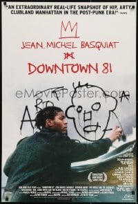 3g653 NEW YORK BEAT MOVIE 1sh R2001 Jean Michel Basquiat in NY, Downtown 81!