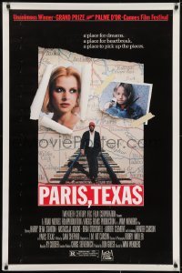 3g675 PARIS, TEXAS 1sh 1984 Wim Wenders, image of Nastassja Kinski, Harry Dean Stanton!