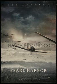 3g681 PEARL HARBOR advance DS 1sh 2001 Michael Bay, World War II, B5N2 bombers flying in!