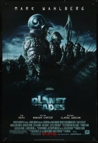 3g696 PLANET OF THE APES style C advance DS 1sh 2001 Tim Burton, great image of huge ape army!