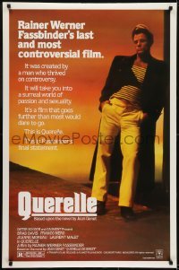 3g715 QUERELLE 1sh 1983 Rainer Werner Fassbinder, Brad Davis, homosexual romance!