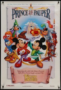 3g722 RESCUERS DOWN UNDER/PRINCE & THE PAUPER DS 1sh 1990 Prince style, Walt Disney, great image!