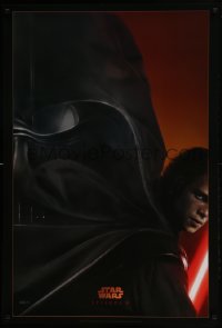 3g031 REVENGE OF THE SITH style A teaser DS 1sh 2005 Star Wars Episode III, Christensen as Vader!