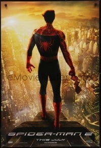 3g812 SPIDER-MAN 2 int'l teaser DS 1sh 2004 great image of Tobey Maguire in the title role, Choice!