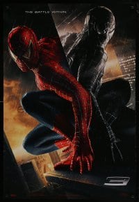 3g816 SPIDER-MAN 3 teaser 1sh 2007 Sam Raimi, the battle within, Tobey Maguire in red/black suits!