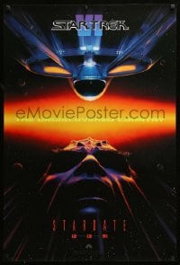 3g836 STAR TREK VI teaser 1sh 1991 William Shatner, Leonard Nimoy, Stardate 12-13-91!
