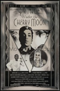 3g922 UNDER THE CHERRY MOON foil 1sh 1986 cool art deco style artwork of star/director Prince!