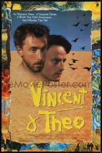 3g930 VINCENT & THEO 1sh 1990 Robert Altman meets Tim Roth as Vincent van Gogh, cool artwork!