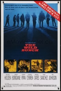 3g957 WILD BUNCH 1sh R1995 Sam Peckinpah cowboy classic, Holden, the original director's cut!