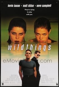 3g958 WILD THINGS DS 1sh 1998 Neve Campbell, Kevin Bacon, Matt Dillon, Denise Richards!