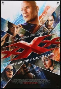3g992 XXX: THE RETURN OF XANDER CAGE int'l advance DS 1sh 2017 Donnie Yen, Vin Diesel in the title role!