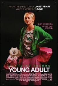 3g994 YOUNG ADULT advance DS 1sh 2011 Charlize Theron, everyone gets old, not everyone grows up!