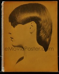 3h071 GERMAN HAIRSTYLE BOOK spiral-bound softcover book 1980s full-page images of wild hairdos!