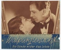 3h054 WALPURGIS NIGHT German herald 1937 Victor Sjostrom's Valborgsmassoafton, early Ingrid Bergman