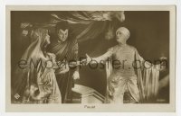 3h027 FAUST 62/1 German Ross postcard 1926 Emil Jannings as the Devil glaring at Ekman & Ralph!