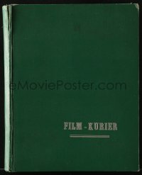 3h429 FILM-KURIER bound volume of German programs 1930s 50 rare programs including both Olympias!