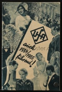 3h005 UFA 1934-35 German exhibitor magazine 1934 art & photos of movies & stars, w/ Brigitte Helm!