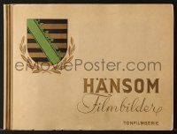 3h013 HANSOM FILMBILDER German cigarette card album 1930s contains 168 cards on 37 pages!