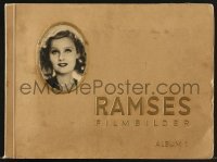 3h018 RAMSES FILMBILDER German cigarette card album 1930s contains 237 cards on 41 pages!