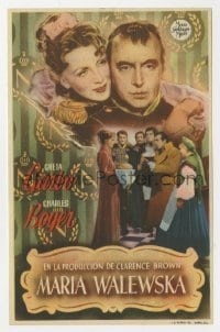 3h138 CONQUEST Spanish herald 1944 Greta Garbo as Marie Walewska, Charles Boyer as Napoleon!